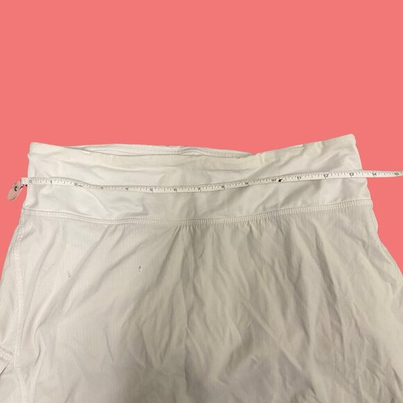 Lululemon White Pleated Athletic Skort (Size 4 Tall) Built-In Shorts - Tennis - Picture 5 of 10